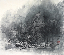 作者　松崎 幸子（茨城）  題名　江辺暮色（2008文部科学大臣賞）.jpg